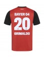 Moške Nogometnih dresov Bayer Leverkusen Alejandro Grimaldo #20 Domači 2024-25 Kratki rokavi